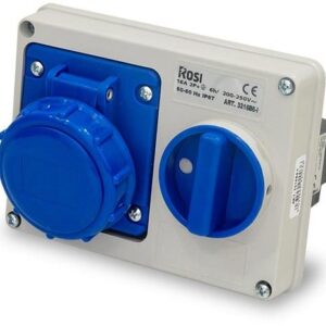 Presa Incasso Interbloccata 2P+T IP67 16A 220V